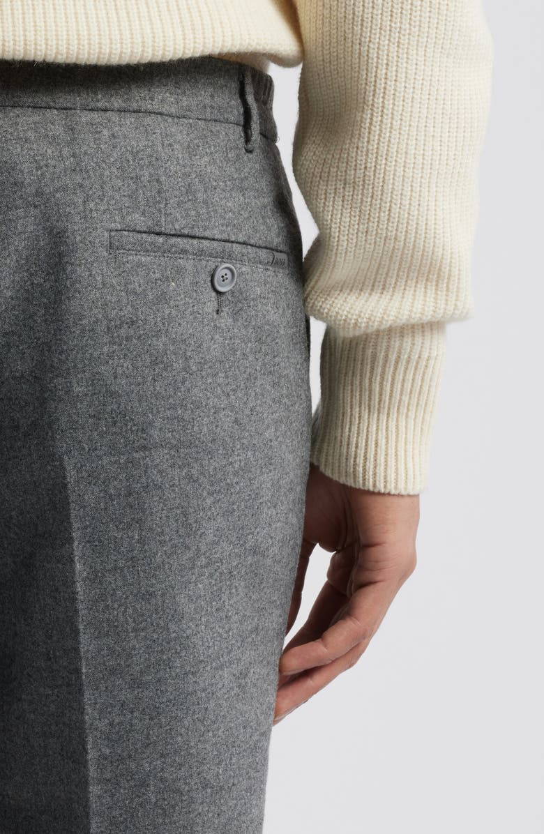 BOSS Slim Fit Performance Tech Flannel Trousers, Alternate, color, 