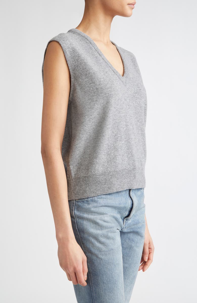 Maison Margiela Virgin Wool V-Neck Sweater Vest, Alternate, color,