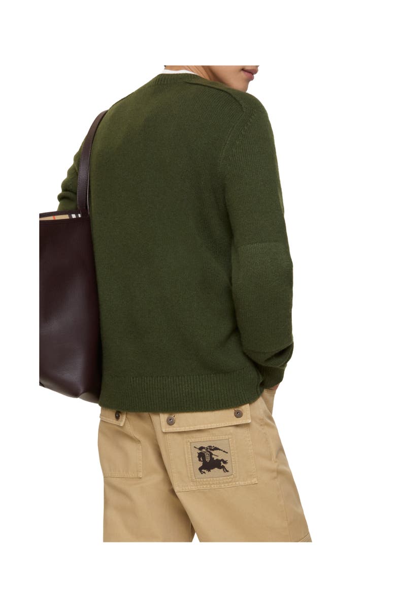 Burberry Cashmere Sweater, Alternate, color, Tent Green