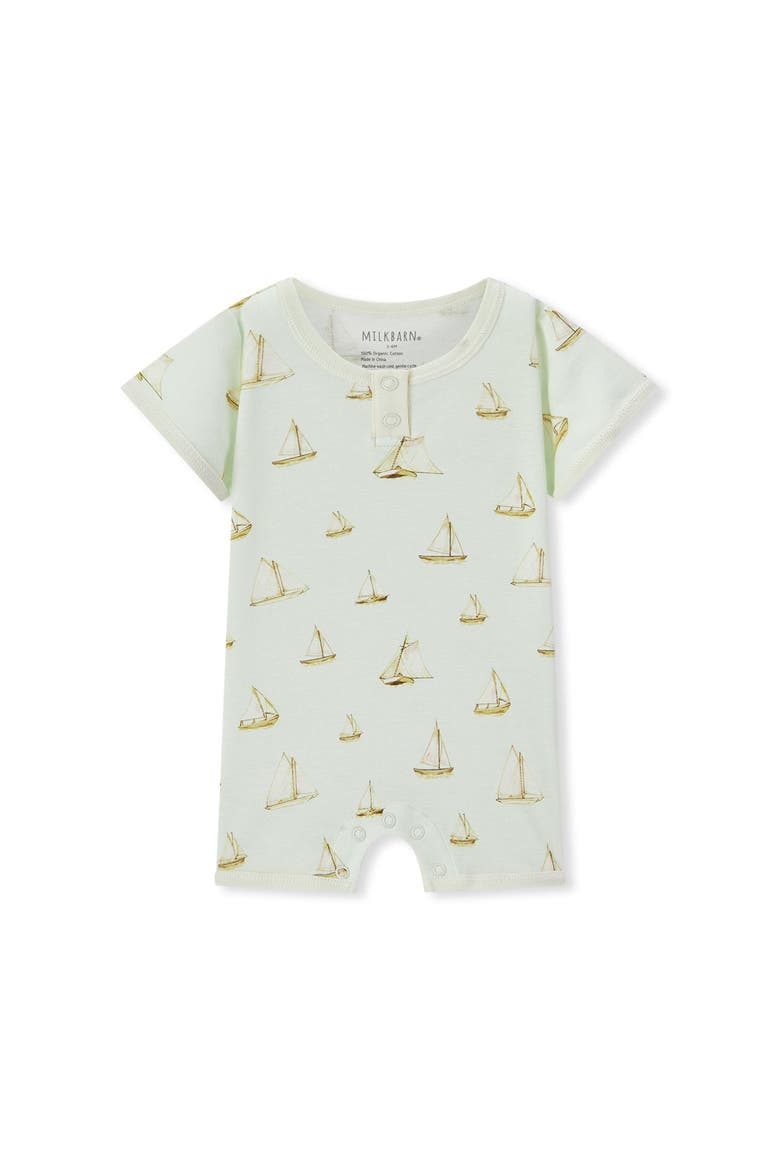 Organic Cotton Shortall, Main, color, Sailboat Melody