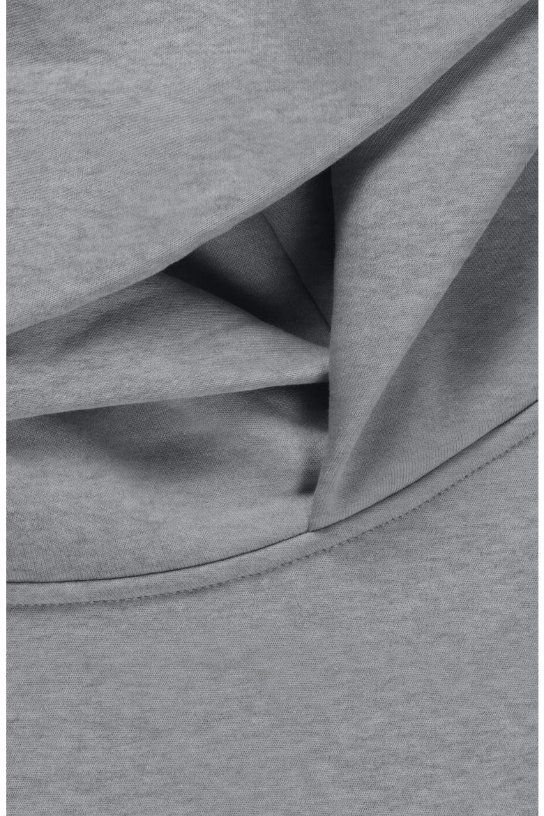 Butterfly Relaxed Midweight Fleece Pullover Hoodie, Alternate, color, Athletic Heather
