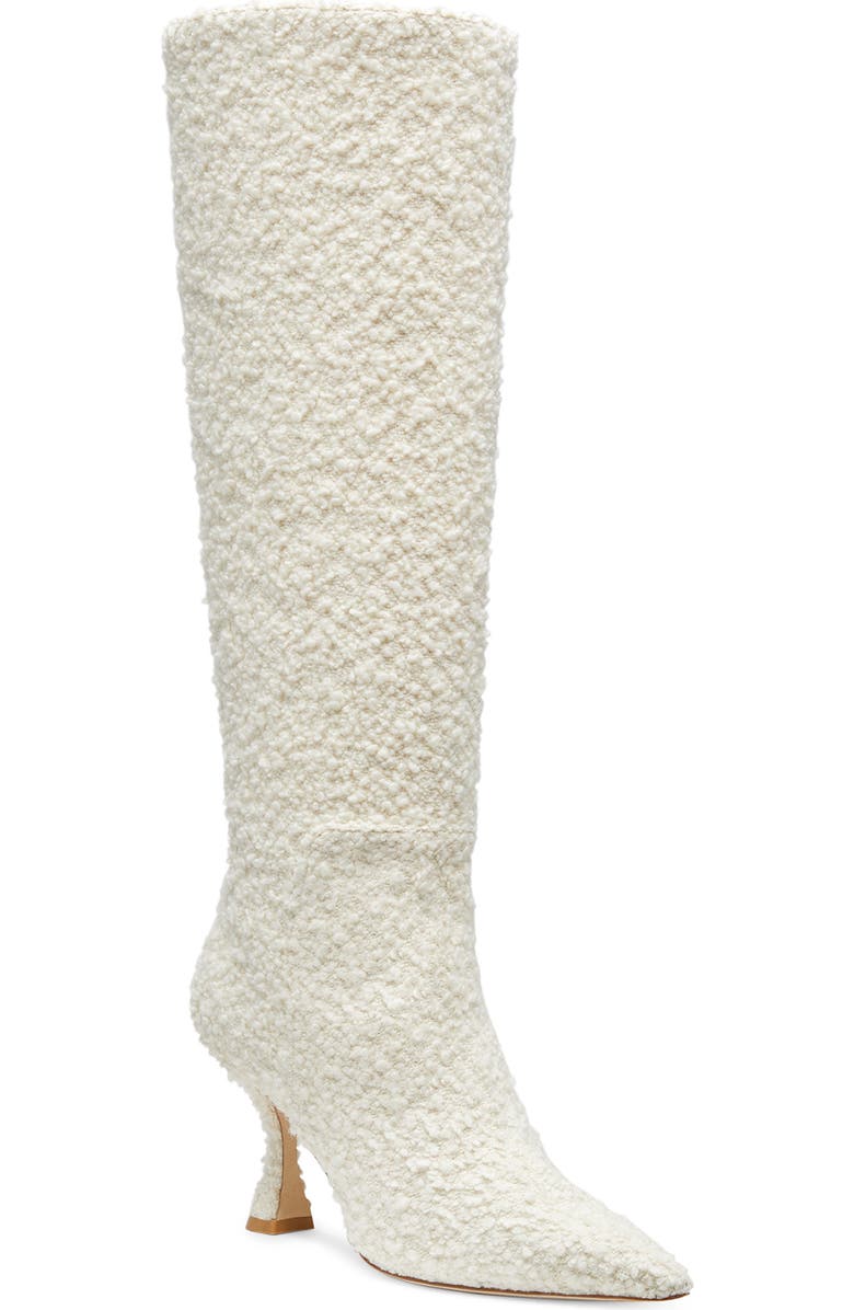 Stuart Weitzman Xcurve 85 Bouclé Slouch Boot, Main, color,