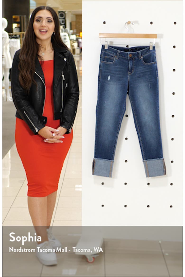 Cuffed Crop Skinny Jeans video