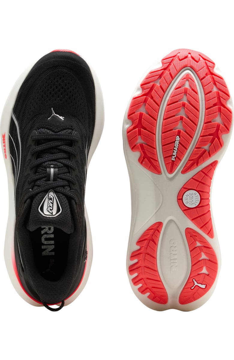 PUMA ForeverRun NITRO<sup>™</sup> 3 Running Shoe, Alternate, color, Puma Black/ Ultra Red