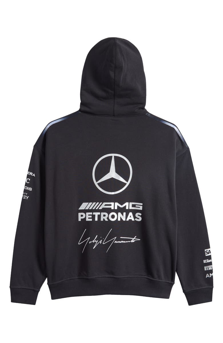 Y-3 F1 Team Cotton Hoodie, Alternate, color, Black