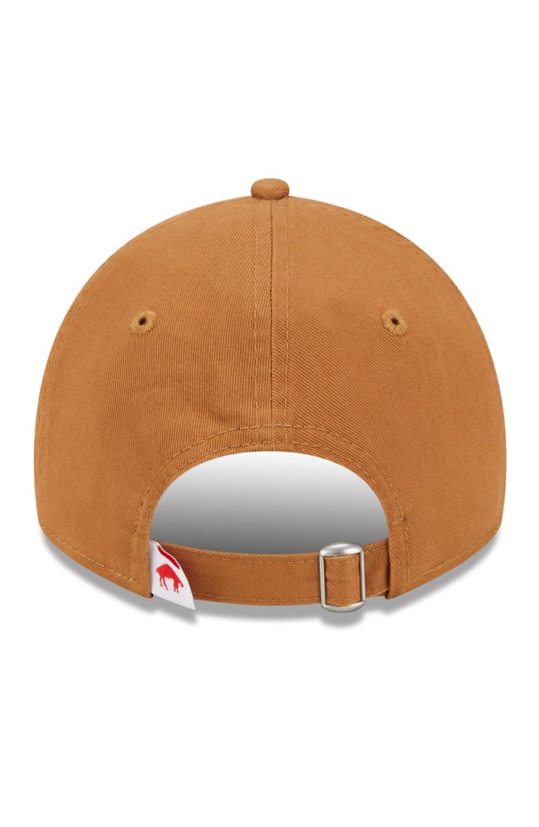 New Era Men's New Era Brown Buffalo Bills Throwback Main Core Classic 2.0 9TWENTY Adjustable Hat, Alternate, color,