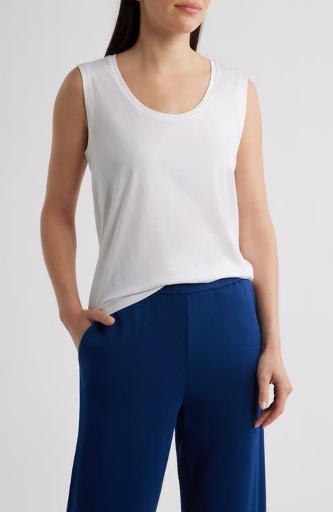Scoop Neck Organic Cotton Tank