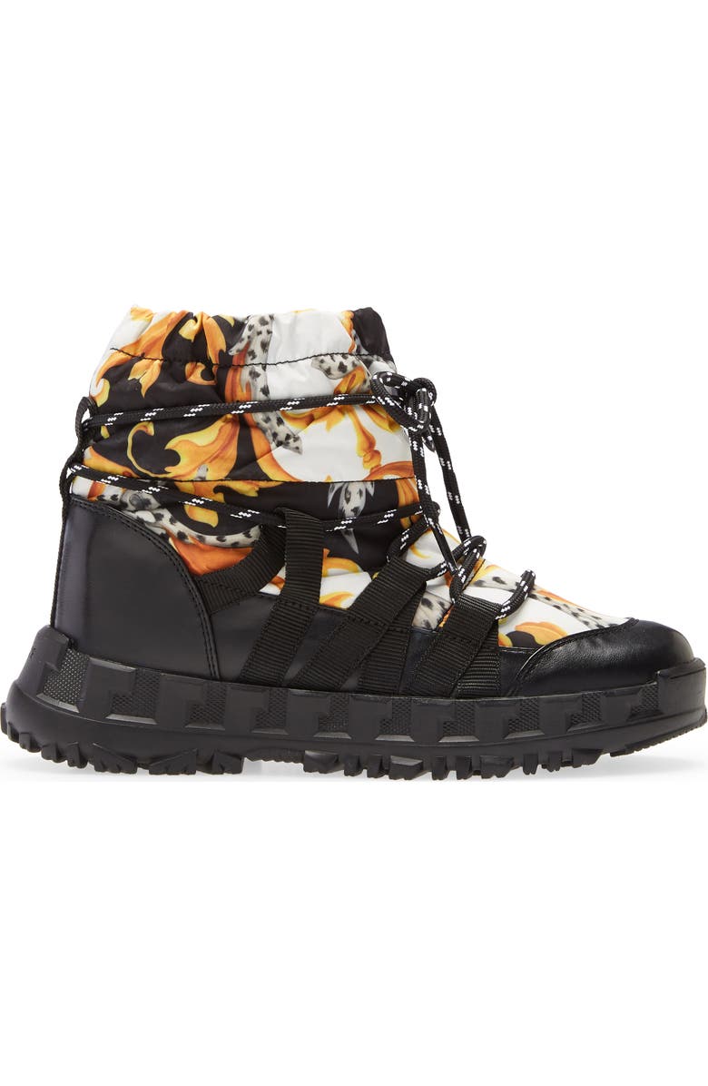 Versace Greca Rhegis Waterproof Snow Boot, Alternate, color,
