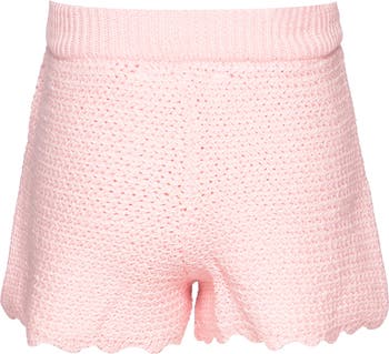 Kids' Embroidered Appliqué Open Stitch Shorts