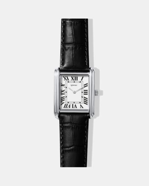 Large Bloc Silver Watch
