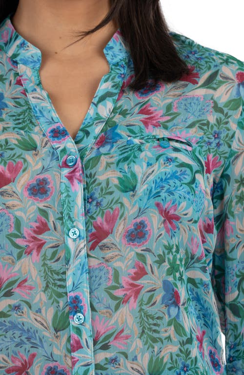KUT FROM THE KLOTH KUT FROM THE KLOTH JASMINE CHIFFON BUTTON-UP SHIRT 