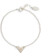 Nashelle Initial Heart Bracelet