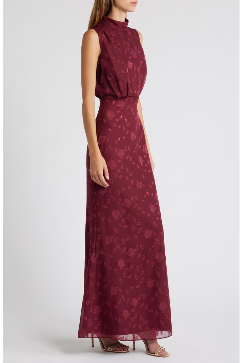 Classic Elegance Cocktail Dress, Alternate, color, BURGUNDY