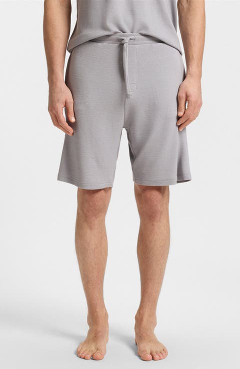 Ribbed Knit Pajama Shorts