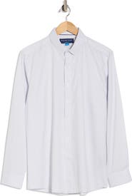 DYLAN PARK Slim Fit Perfect Stretch Long Sleeve Button Down Shirt