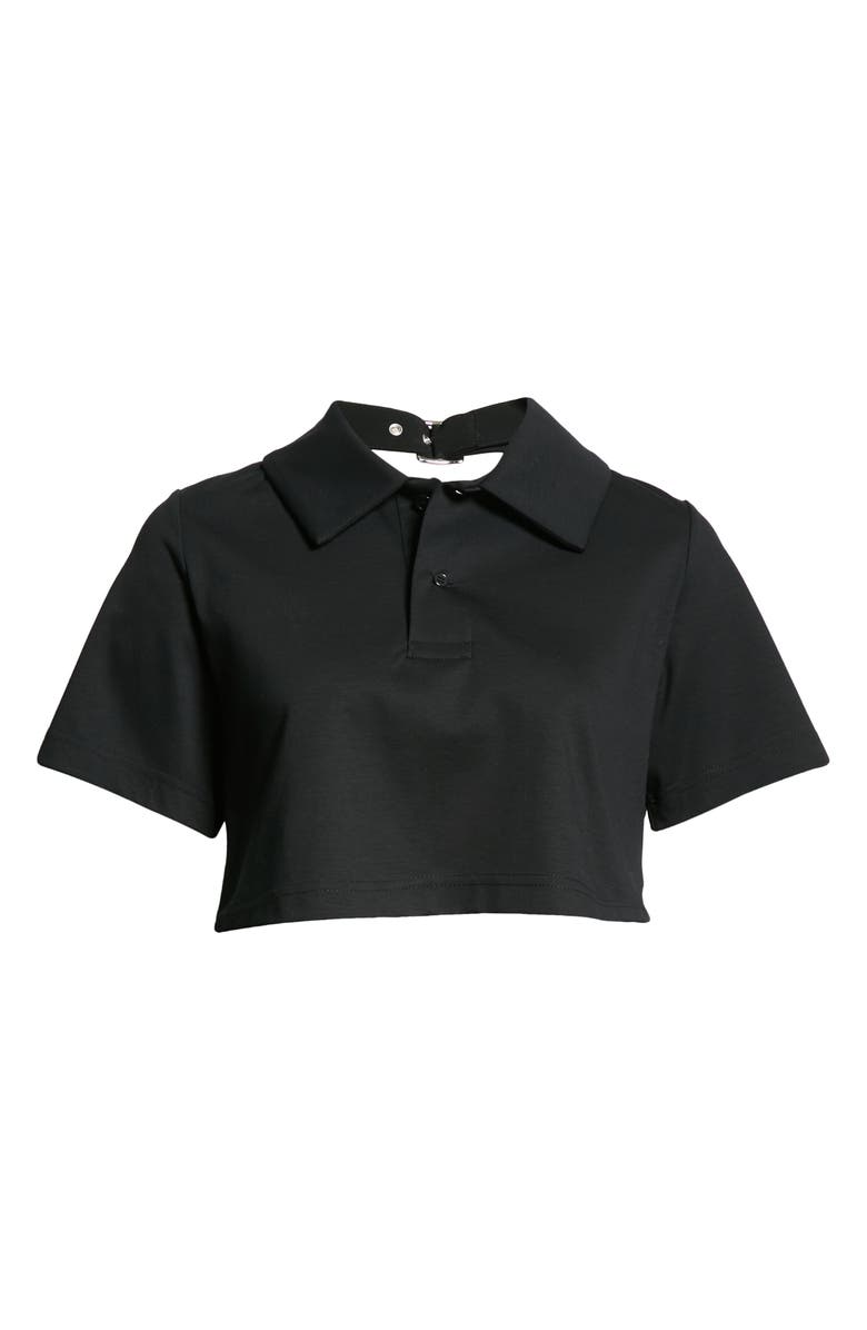 Noir Kei Ninomiya Strap Back Cotton Ponte Top, Alternate, color,