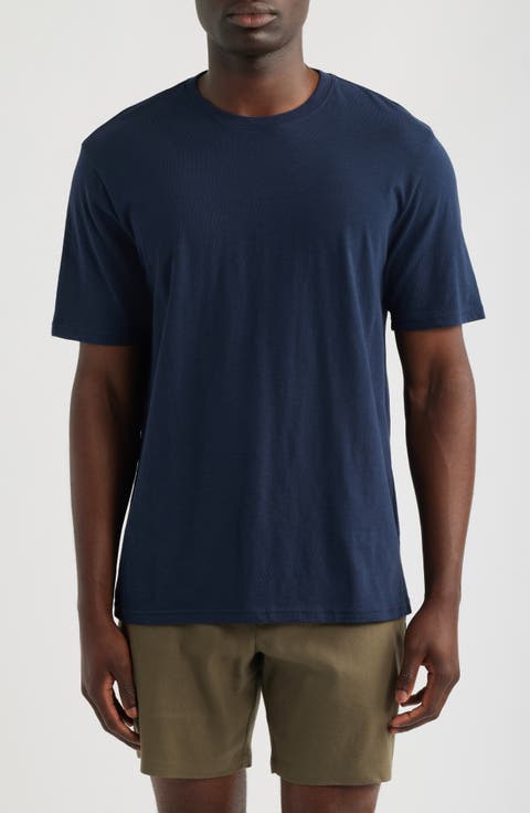 Slub Cotton Crewneck T-Shirt (Regular & Big)