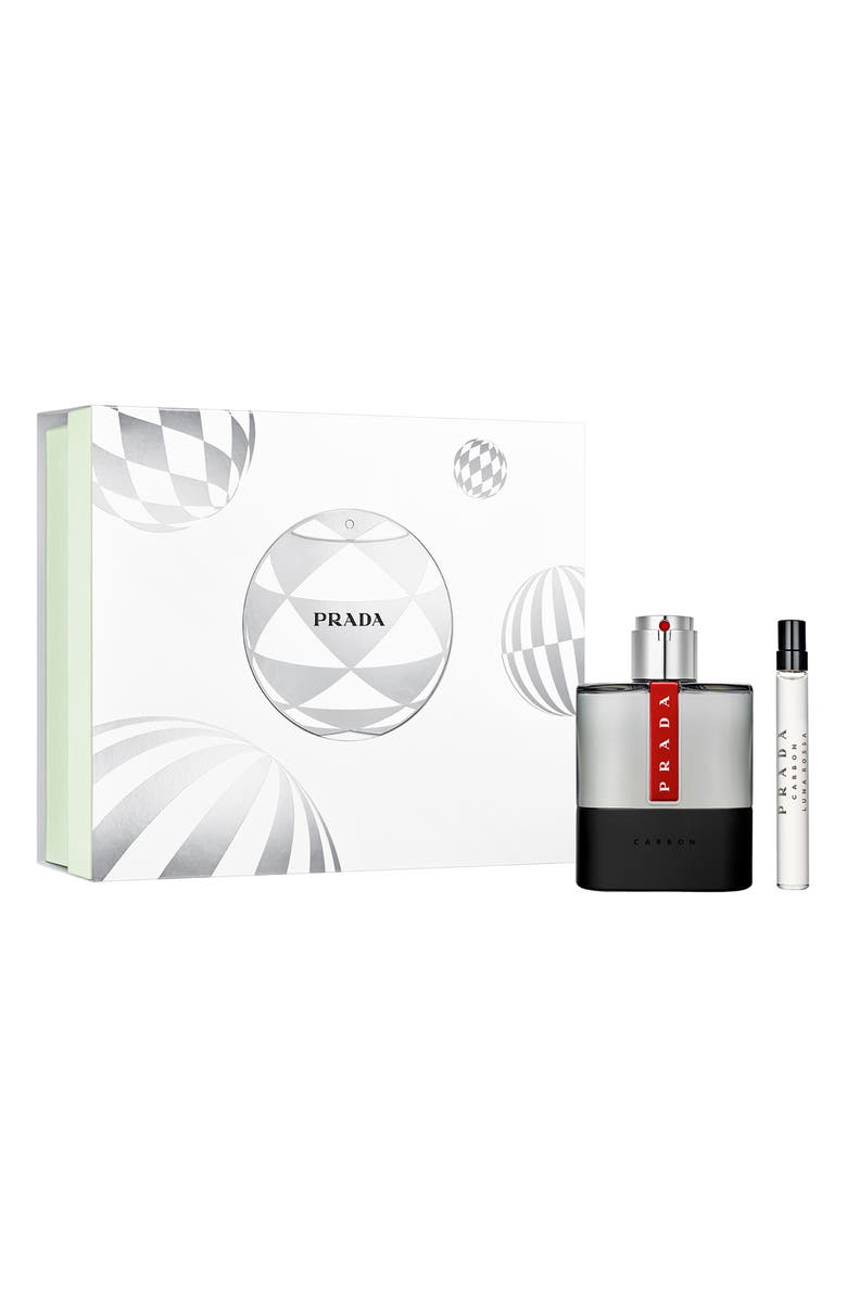 Prada Luna Rossa Carbon Eau de Toilette 2-Piece Gift Set $150 Value, Main, color, 