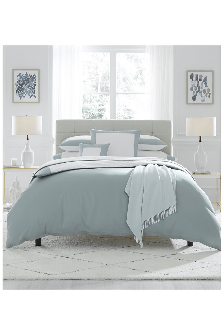 Casida Pillowcase, Alternate, color, WHITE/ SEAGREEN