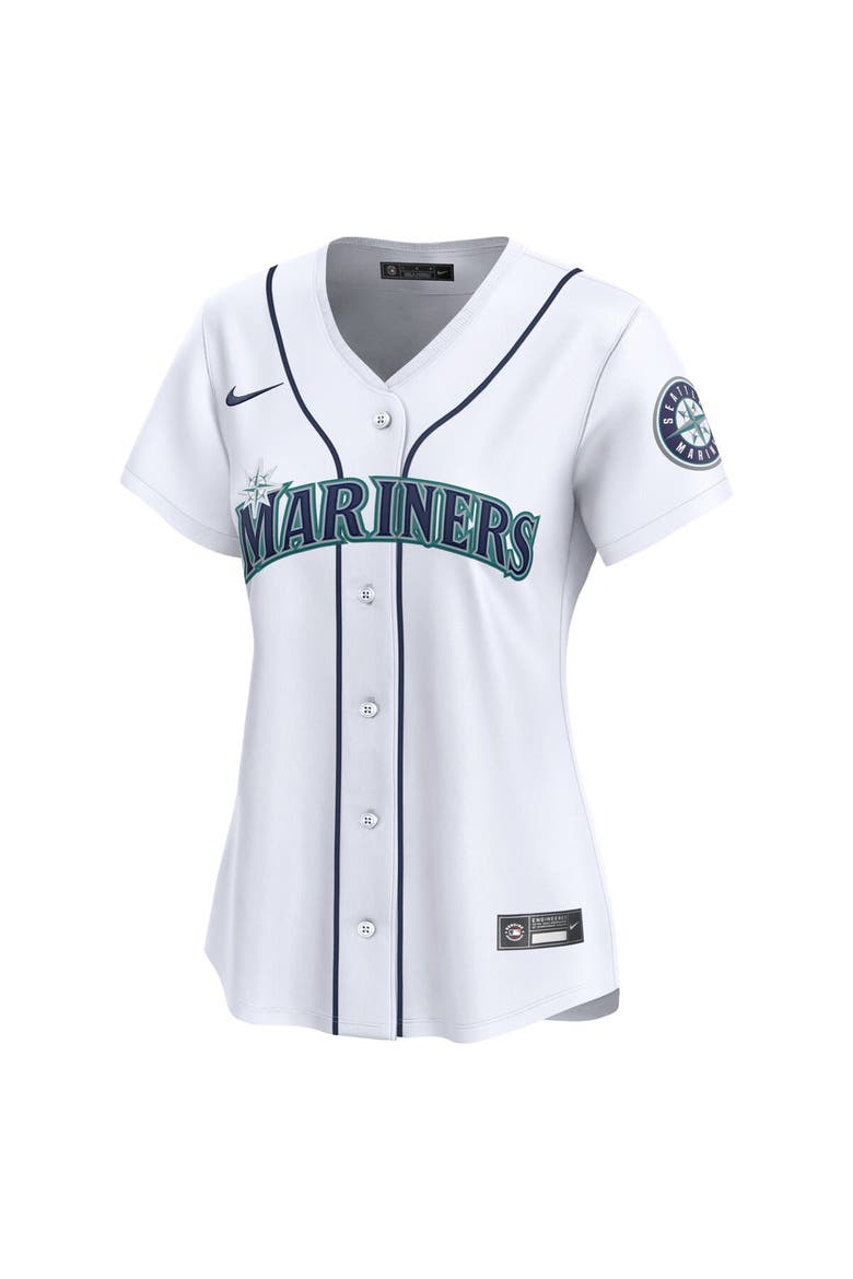 Women's Nike Julio Rodríguez White Seattle Mariners Home Limited Player Jersey, Alternate, color, White