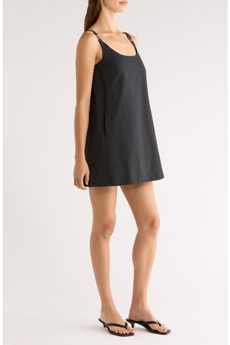 Glaze Shift Dress, Alternate, color, BLACK