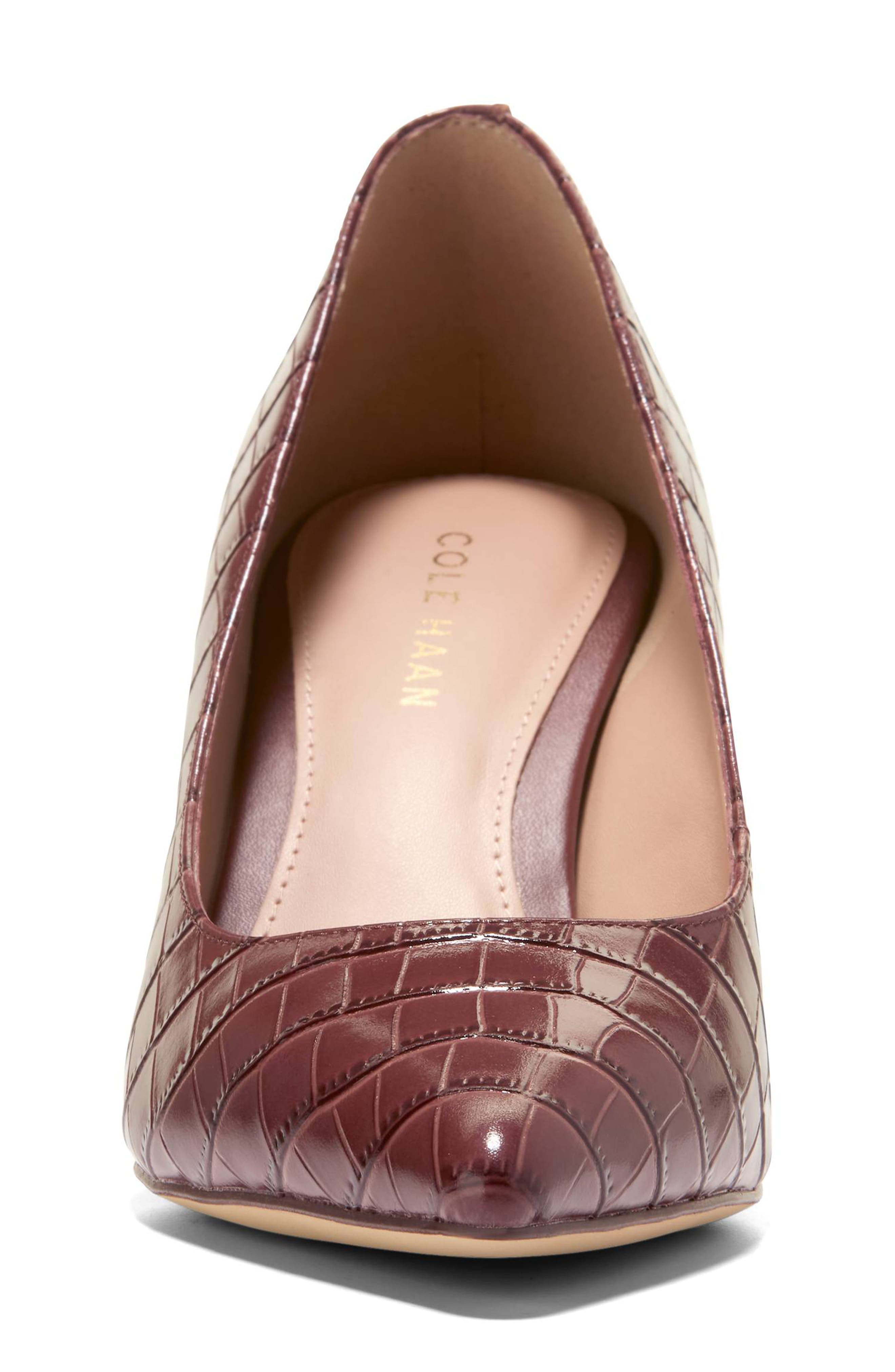Cole Haan Mylah Snakeskin Embossed Pump, Alternate, color, 
