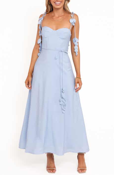 Della Seamed Bodice Midi Dress