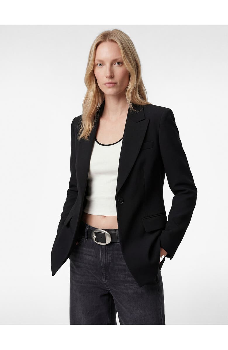 ZDNU 81041892 Classic Tailored Long Sleeve Blazer, Alternate, color, Black