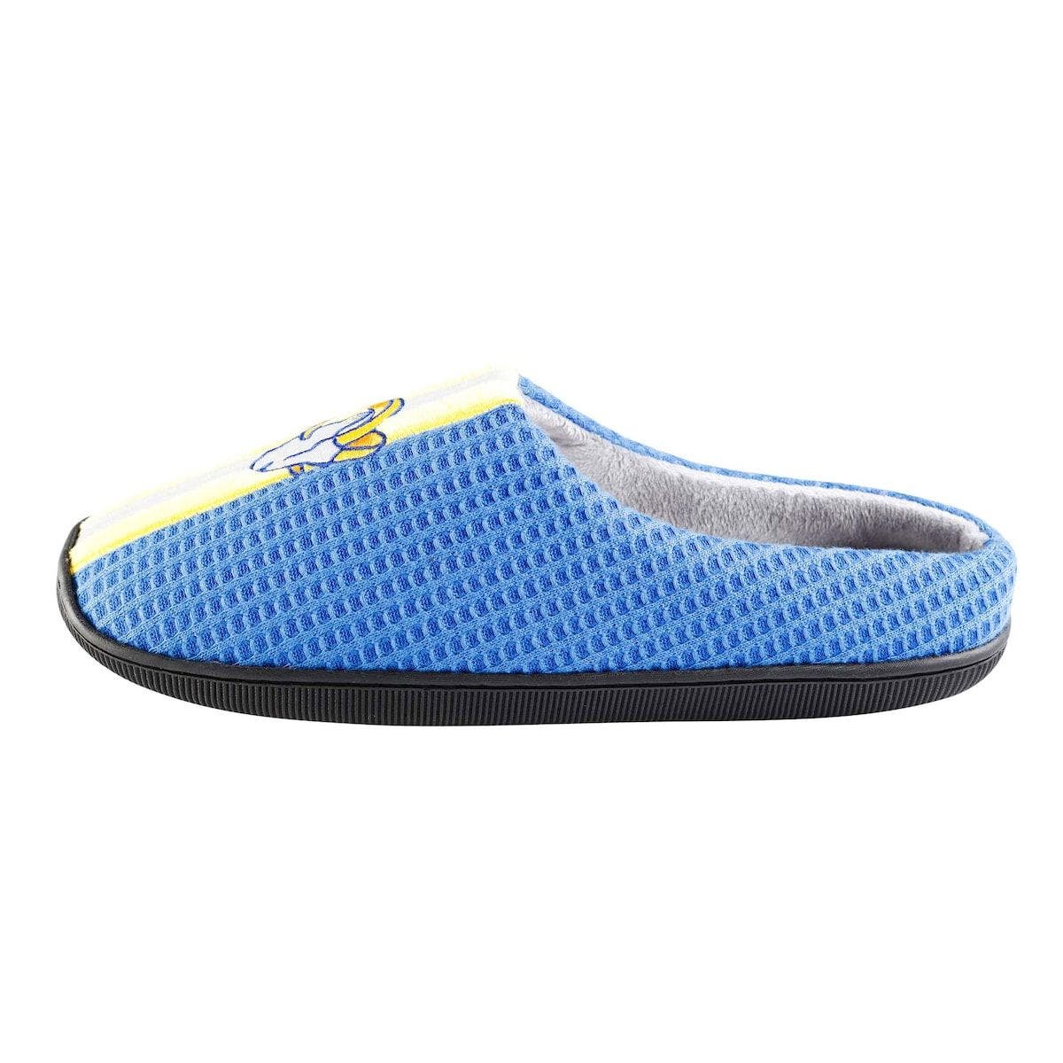FOCO Men's FOCO Royal Los Angeles Rams Team Stripe Memory Foam Slide Slippers, Alternate, color, 