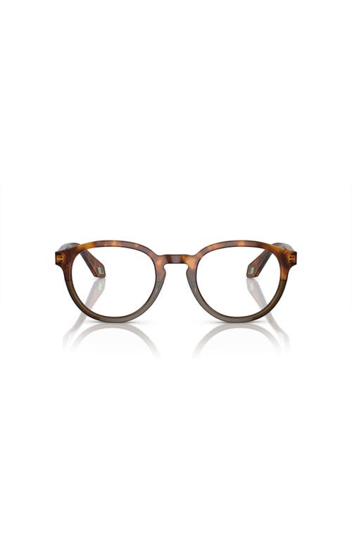 Giorgio Armani 50mm Phantos Optical Glasses In Brown