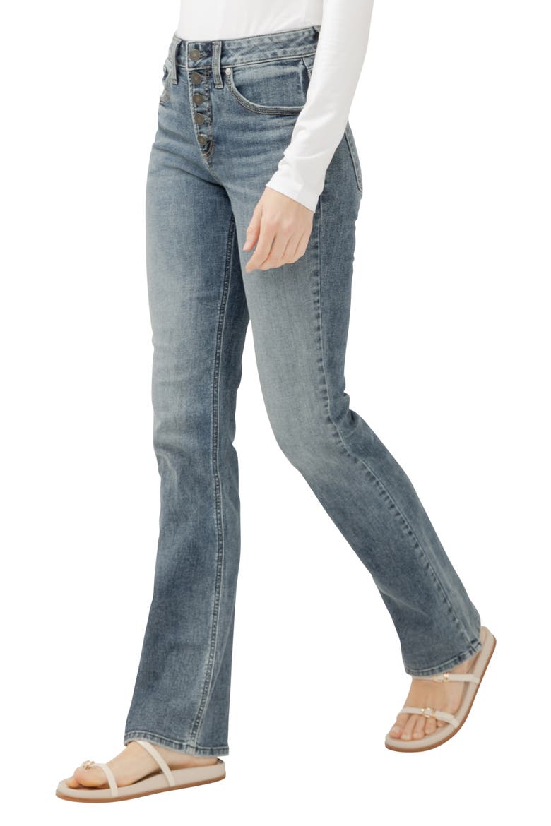 Avery Slim Bootcut Jeans, Alternate, color, KIRBY