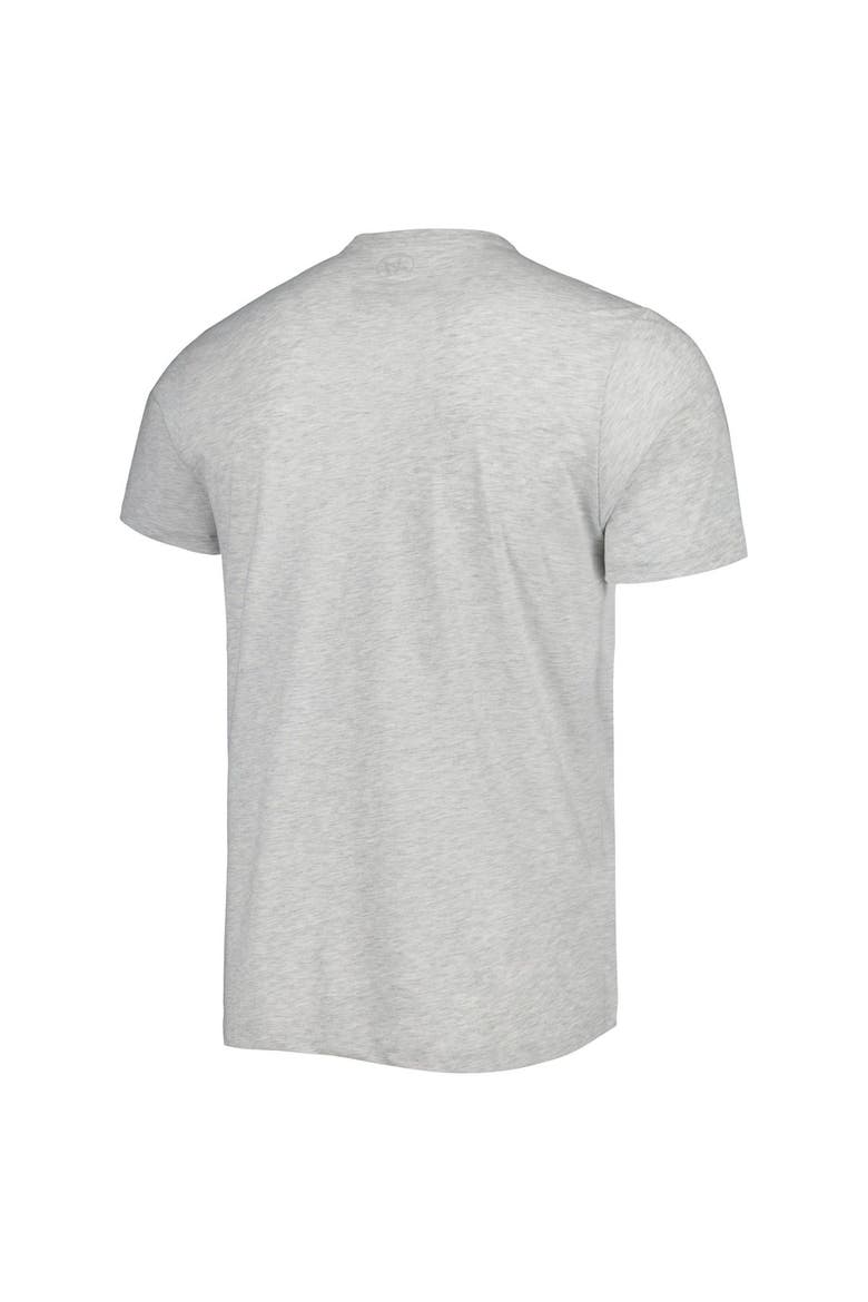 Men's '47 Heathered Gray New Orleans Saints Dozer Franklin Lightweight T-Shirt, Alternate, color, Gray