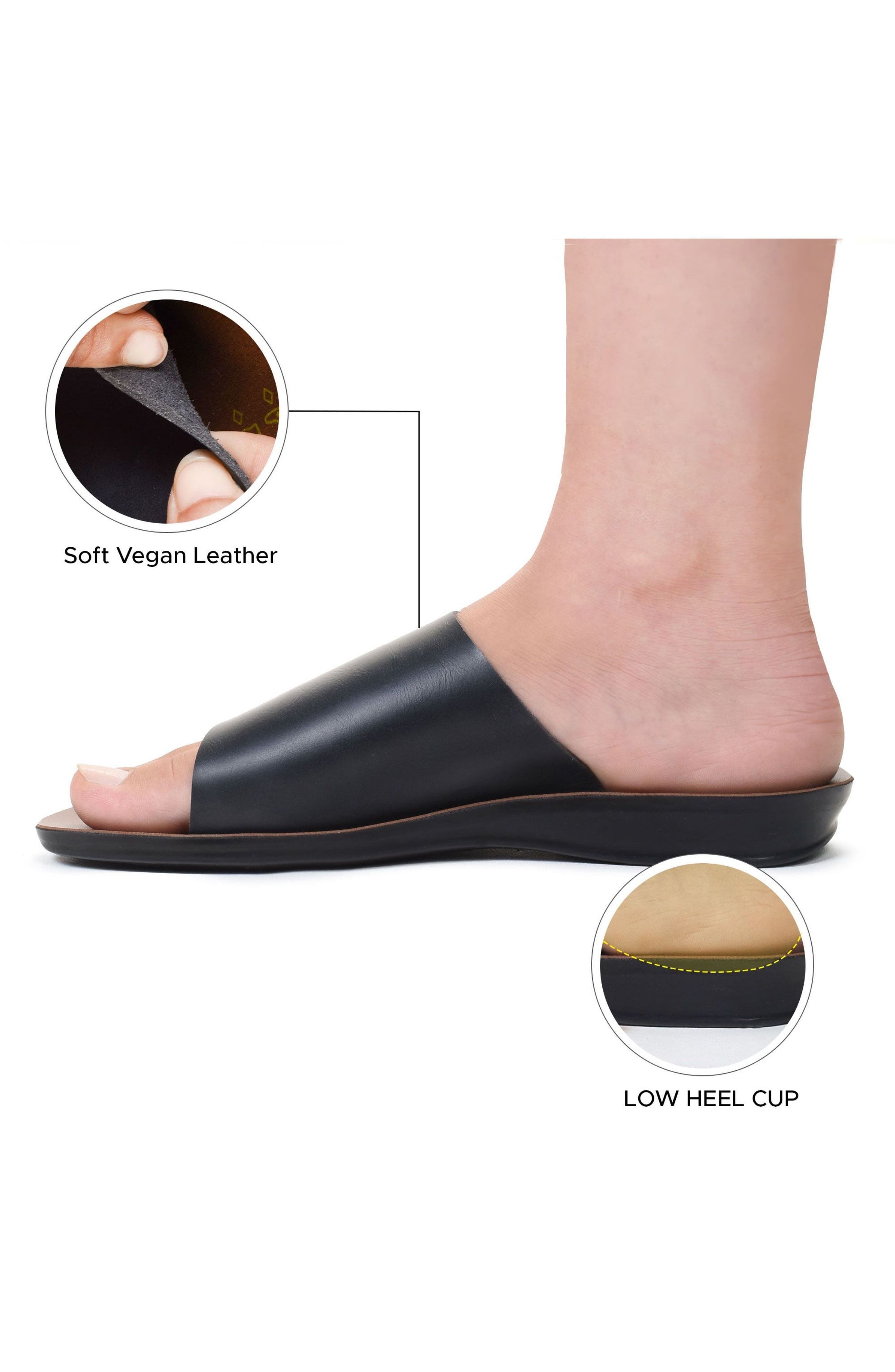 AEROSOFT Kyoto Comfort Sandal, Alternate, color, Black