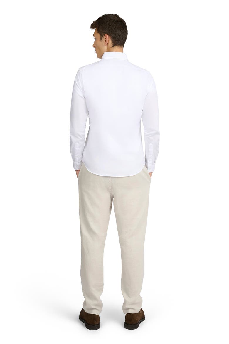 Oxford Long Sleeve Button Down, Alternate, color, WHITE
