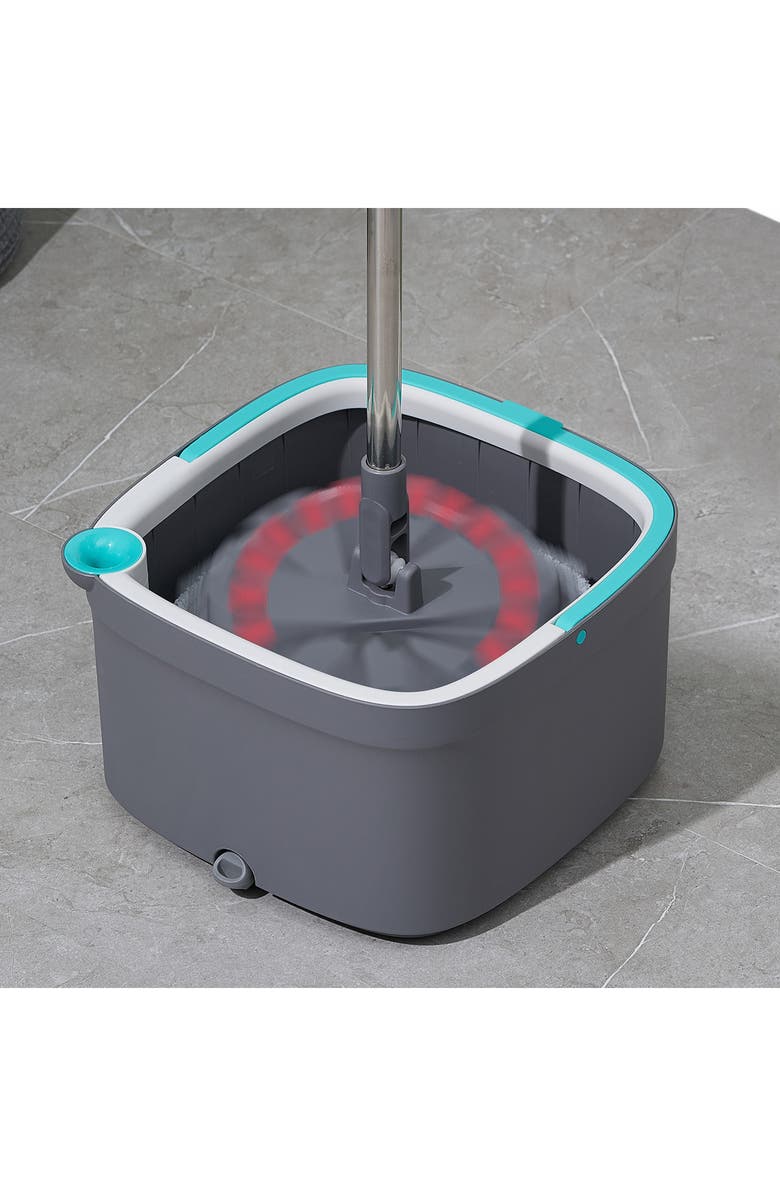 SALAV True & Tidy Spin-800 TRUECLEAN Mop & Bucket System, Alternate, color, Grey