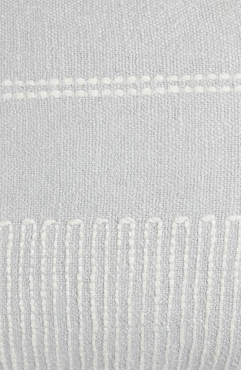 Nordstrom Textured Cotton & Linen Blend Accent Pillow, Alternate, color, Grey Vapor