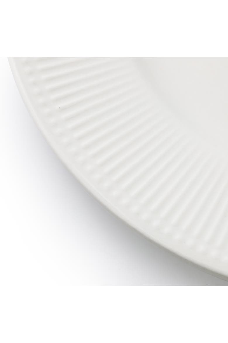 Gretel 6 Piece Round Stoneware Dinner Plate Set White, Alternate, color, White