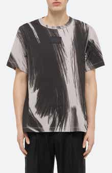 Helmut Lang Feather Brushstroke Print T-Shirt
