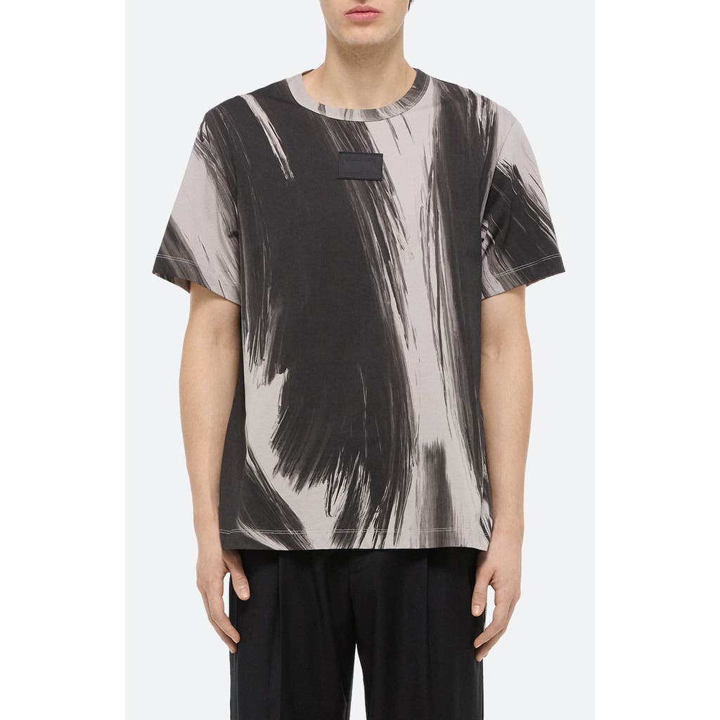 Helmut Lang Feather Tee In Grey - B00