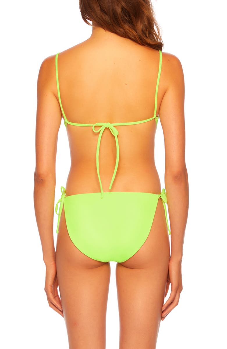 Susana Monaco Tie Back One-Piece Monokini Swimsuit, Alternate, color, Electric