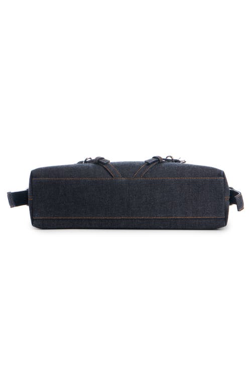 Givenchy Medium Voyou Denim Hobo Bag In Blue