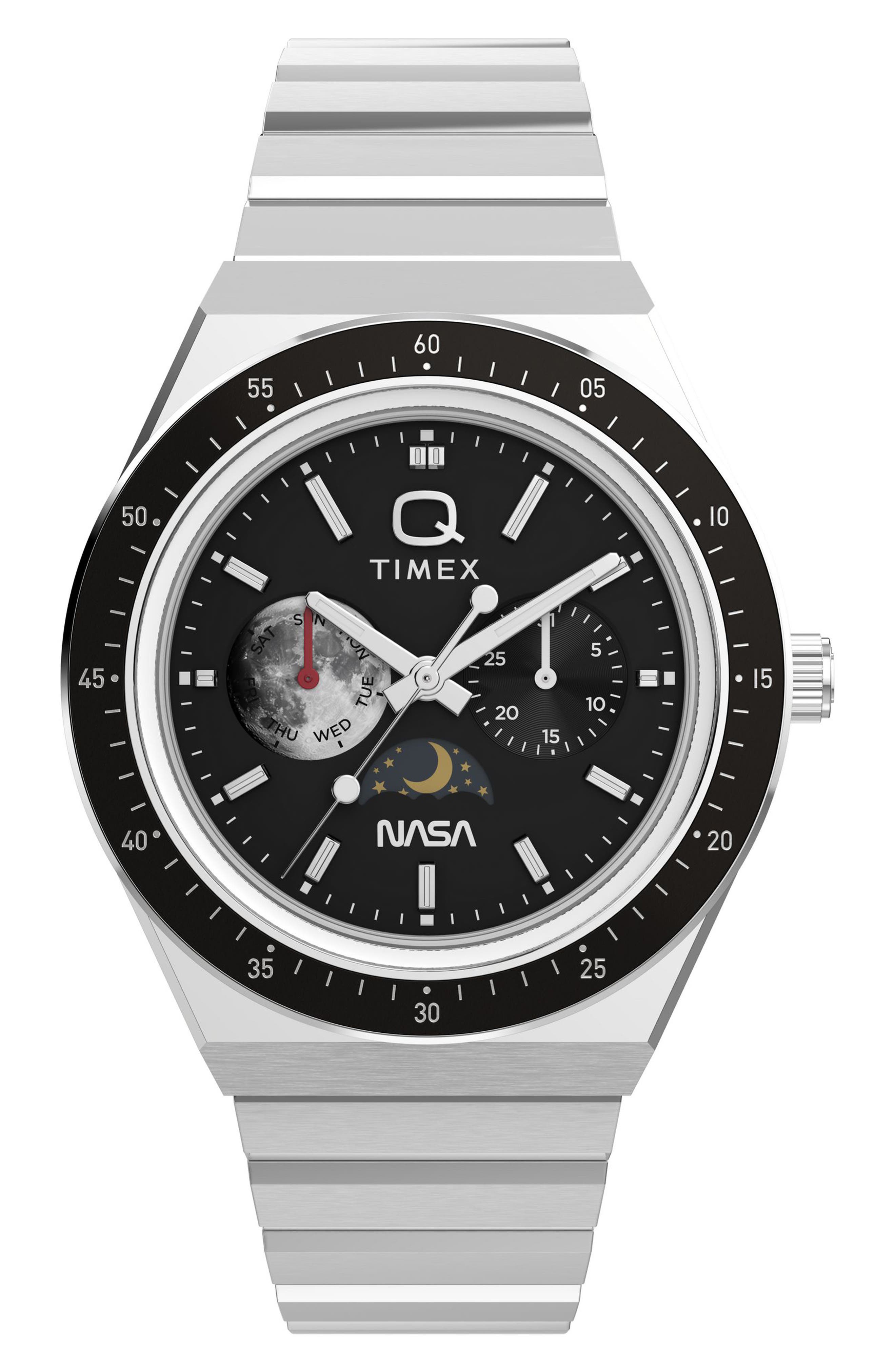 Q TIMEX x NASA（クォーツ）　送料込み Q Timex NASA 40mm Stainless Steel Bracelet Watch (Men) | Nordstrom