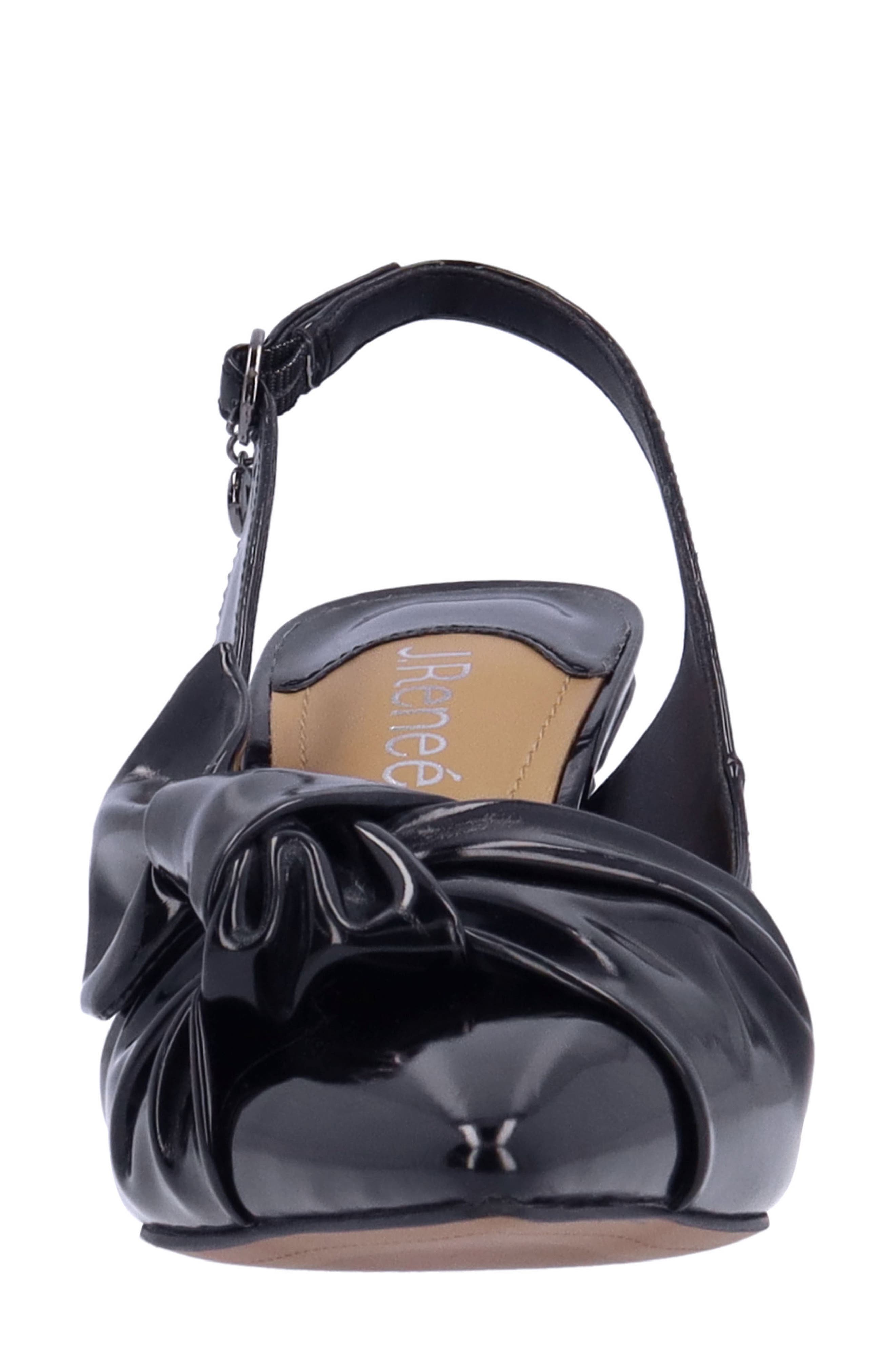 J. Reneé Lenore Pointed Toe Pump, Alternate, color, Black