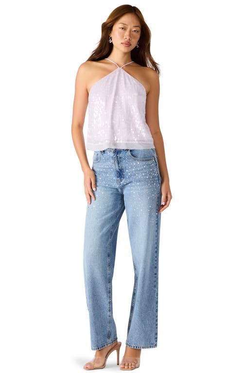 Steve Madden Lorenna Sequin Camisole In White