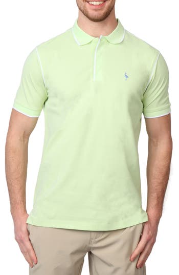 Tailorbyrd Supersoft Interlock Polo In Green