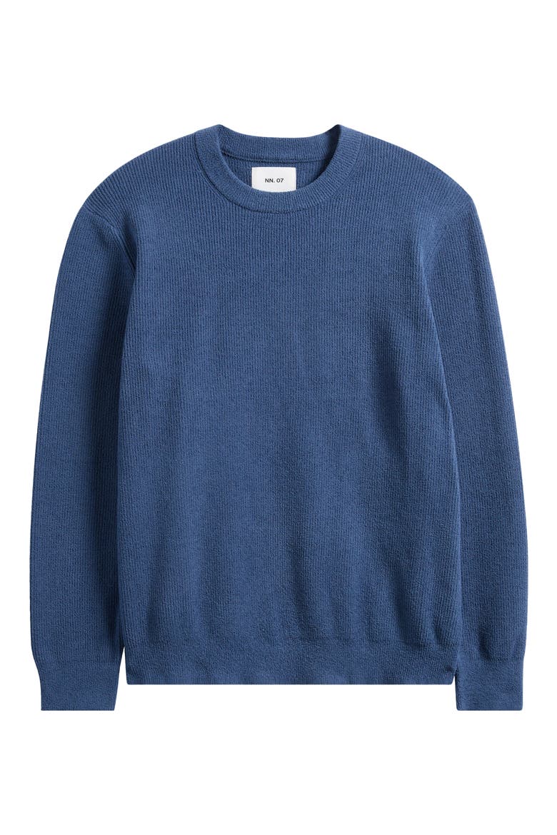Danny 6429 Rib Sweater, Alternate, color, DENIM BLUE