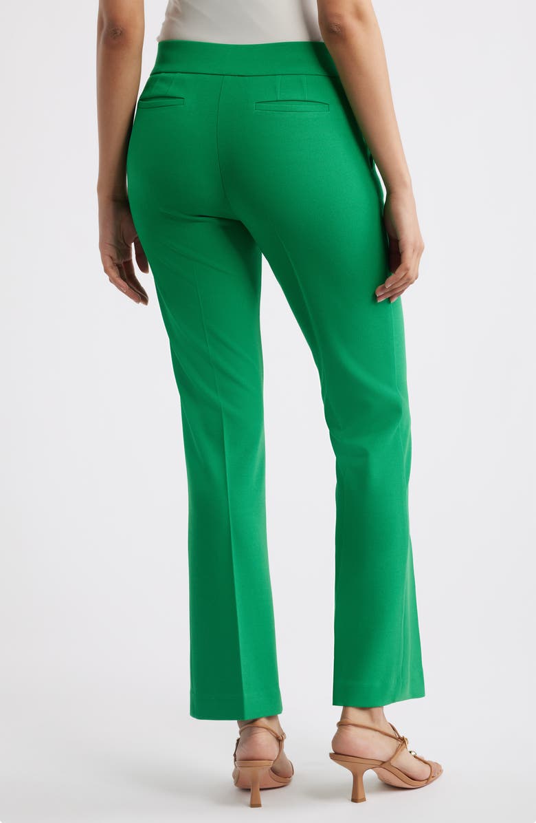 AK ANNE KLEIN High Waist Pull-On Pants, Alternate, color, Tropical Green