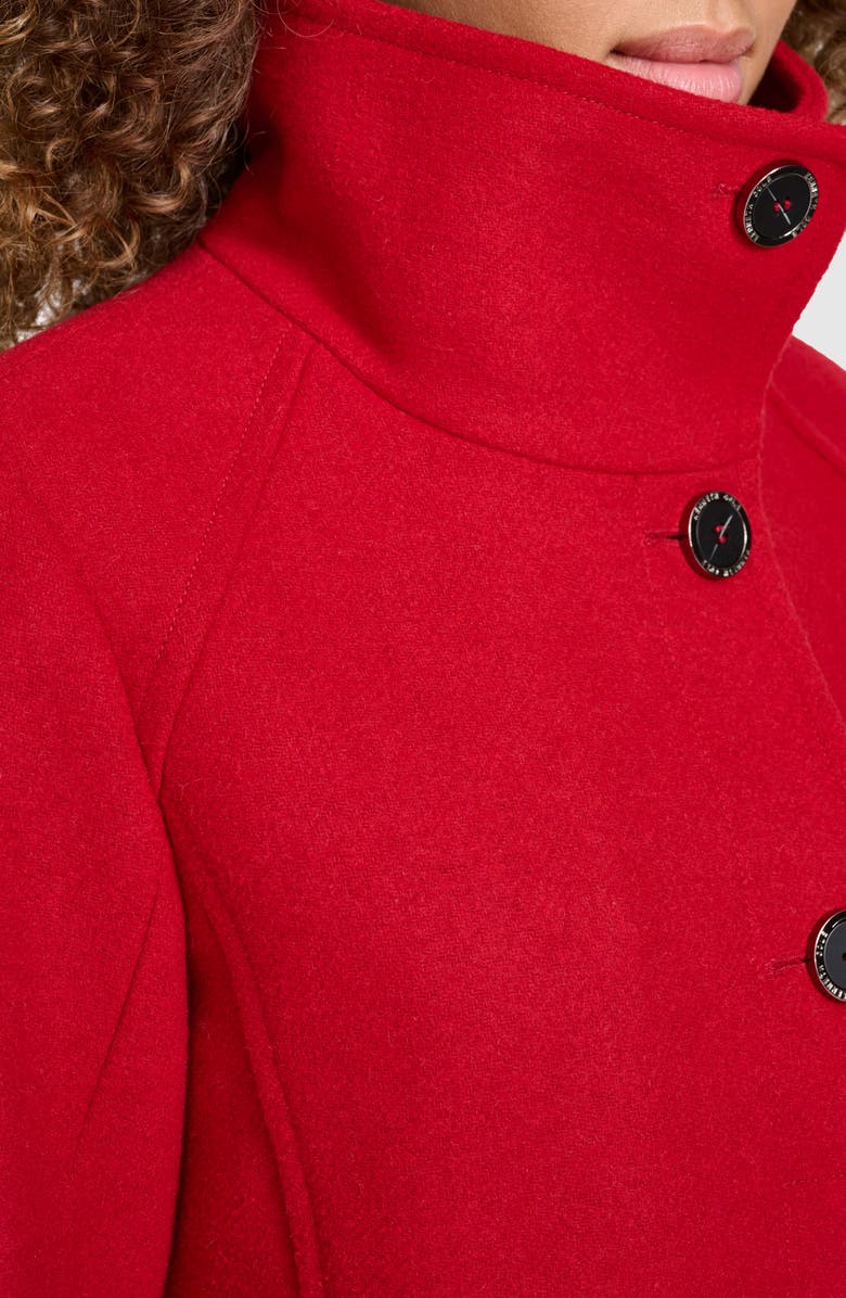 Kenneth Cole New York Walking Coat, Alternate, color, Red