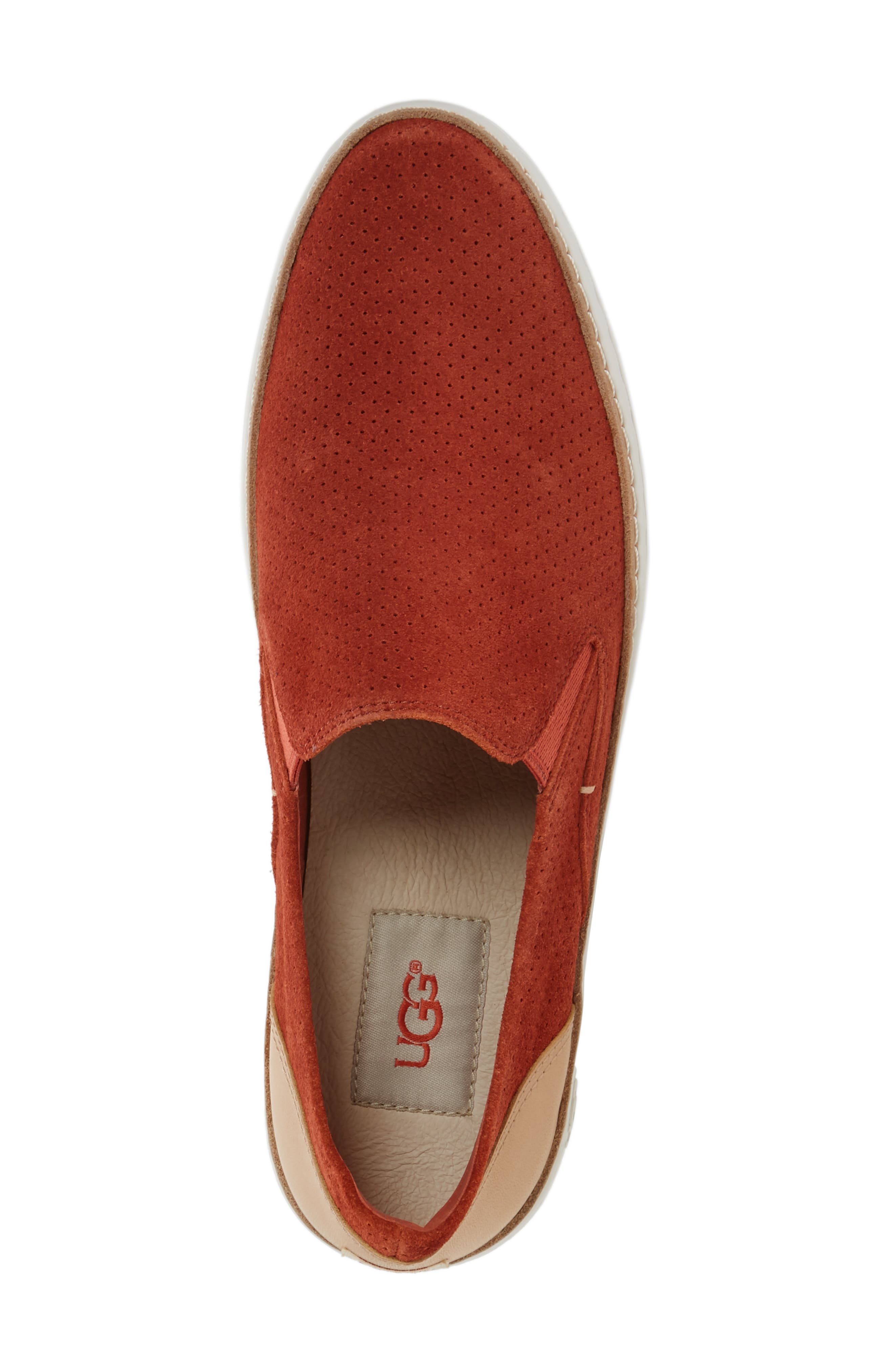 Adley Slip-On Sneaker, Alternate, color, PAPRIKA SUEDE