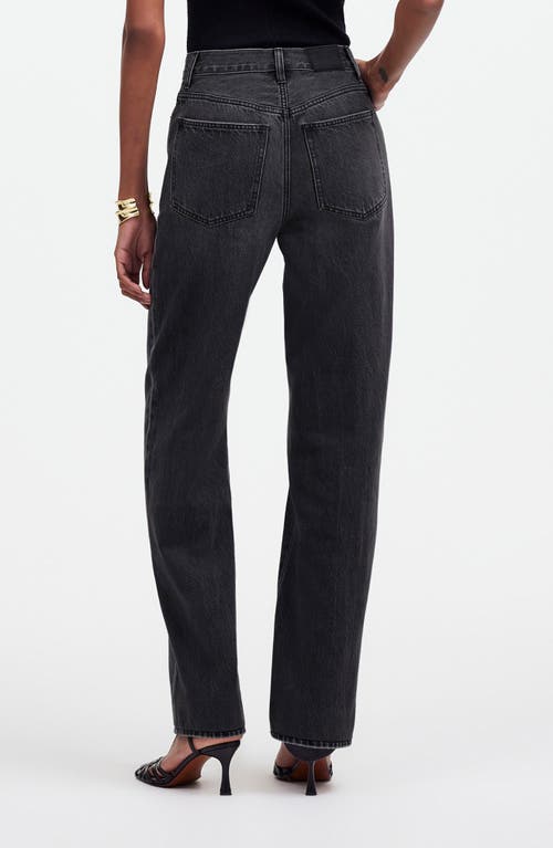 Madewell The Rail Straight Leg Jeans In Kingswood Wash